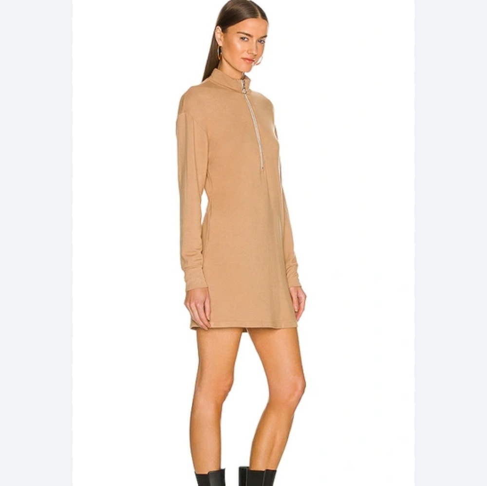 Monrow Half Zip Sweater Dress NWT